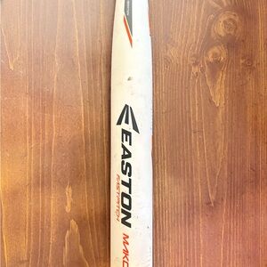 Easton Mako Softball Bat in White and Orange